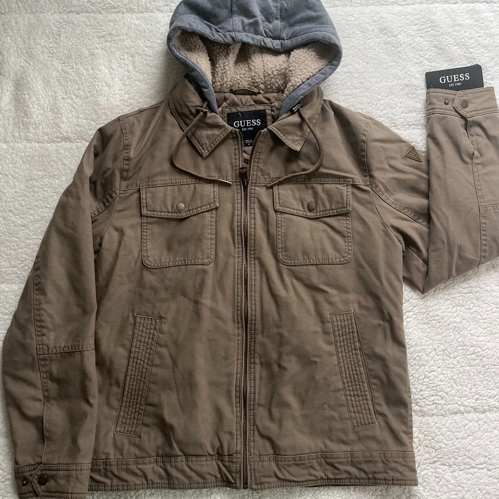 Medium Mens Beige Guess Coat